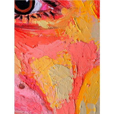 Cristiano Ronaldo's Canvas Painting by Artist Ashok Jadav 167 x 122 cm